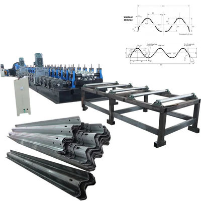 acheter 40# Machine de formage des garde-corps routiers à rouleaux CNC de 1,0 mm à 5,0 mm online manufacture